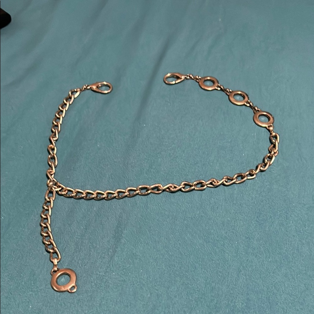Elegant Silver Chain Belt